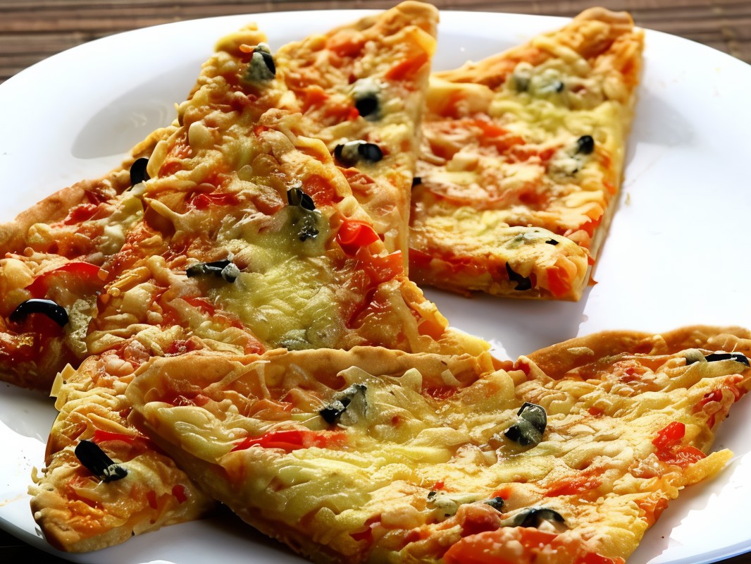 Pizza with Smoked Meats and Prunes