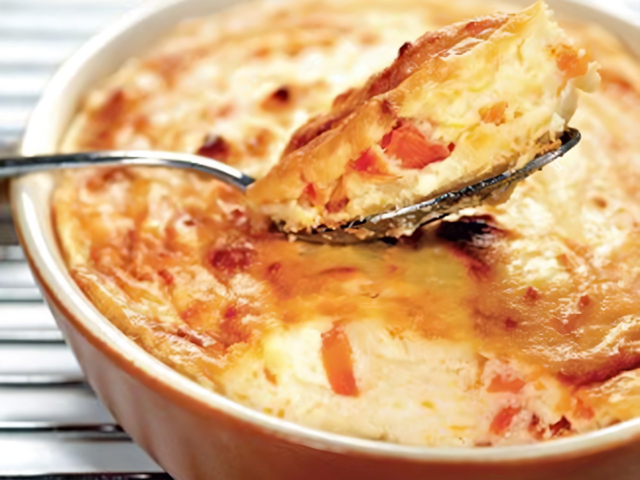 Spicy Pumpkin Casserole with Cheese