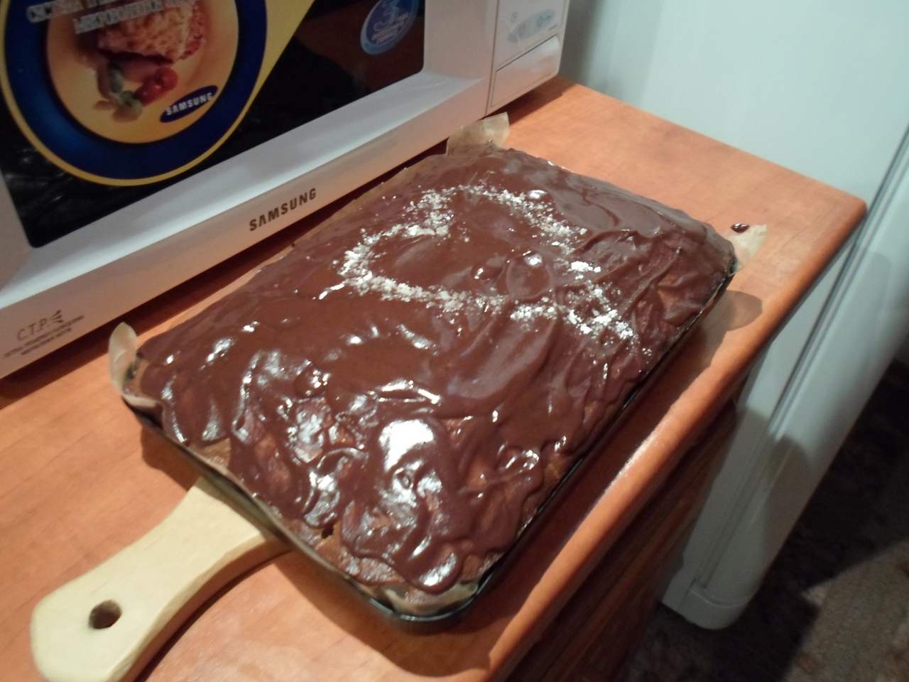 Honey Pie with Chocolate Cream