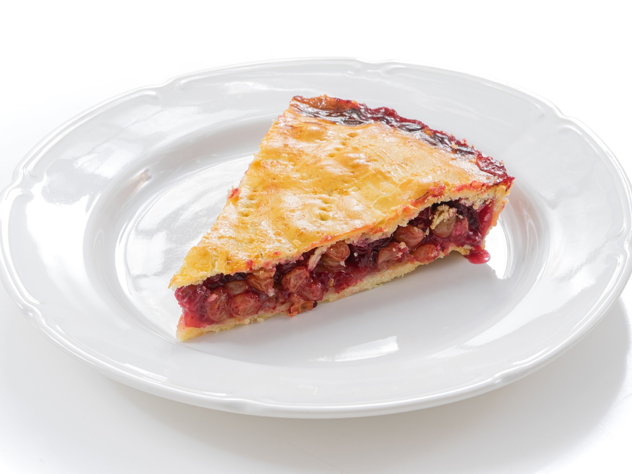 Cranberry, Raisin, and Orange Zest Pie