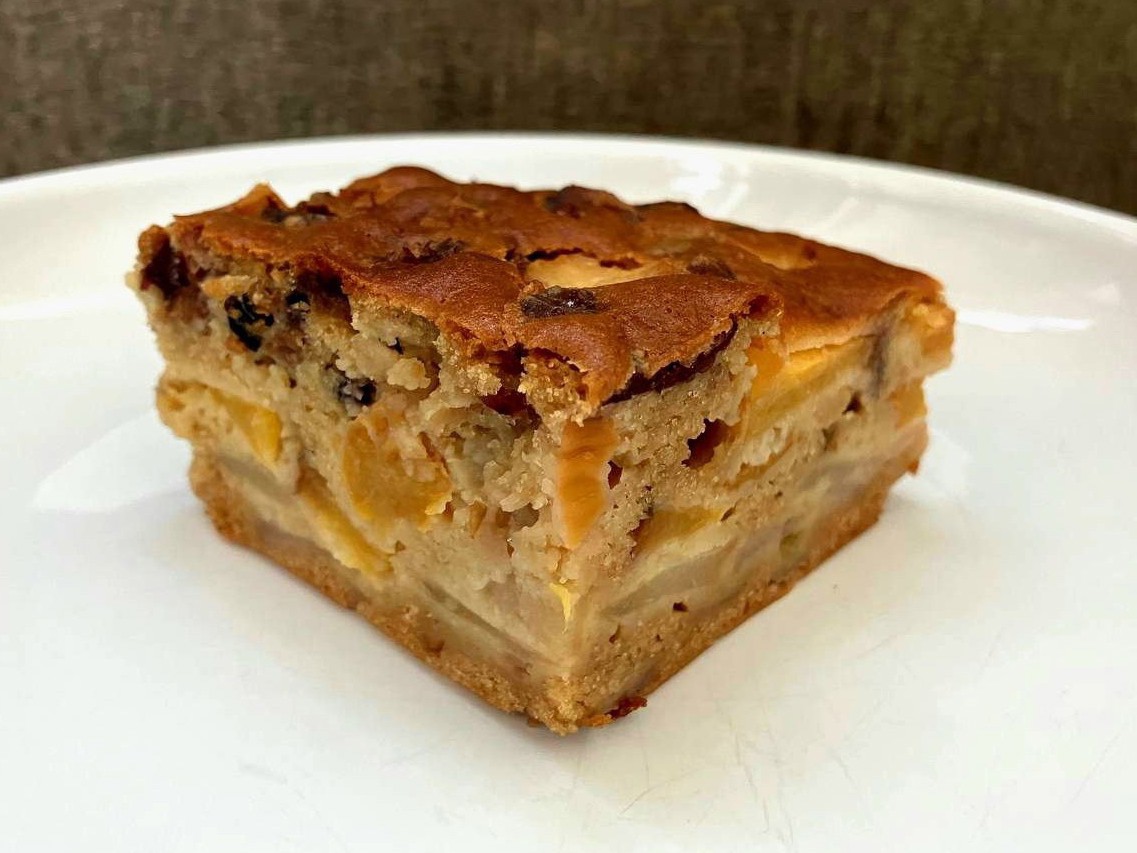Peach, Pear, and Cranberry Pie