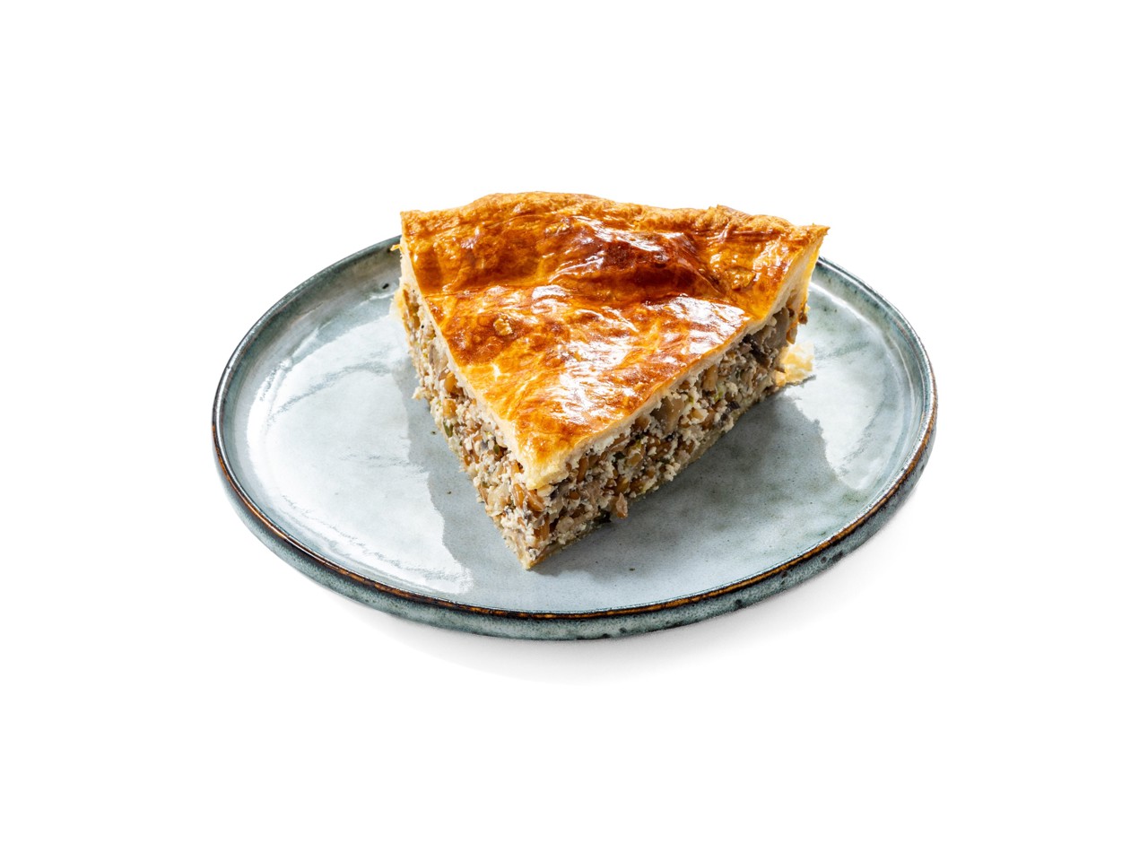 Pie with Spelt and Mushrooms