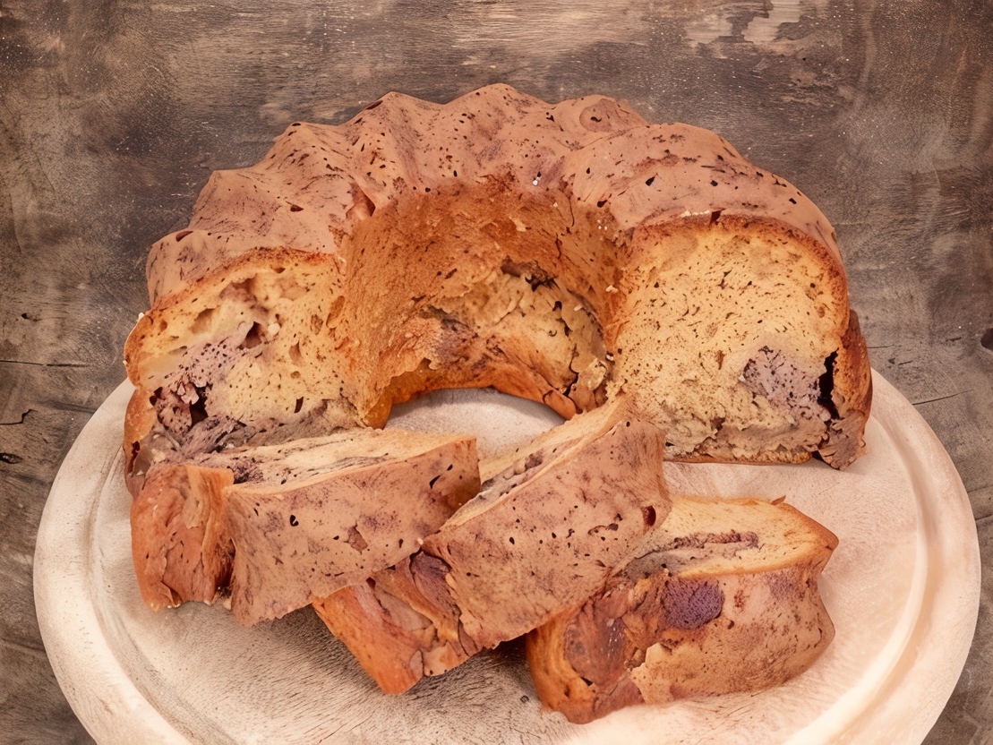 Chocolate and Marzipan Gugelhupf