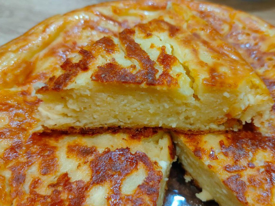 Cheese Pie in a Skillet — Lazy Khachapuri