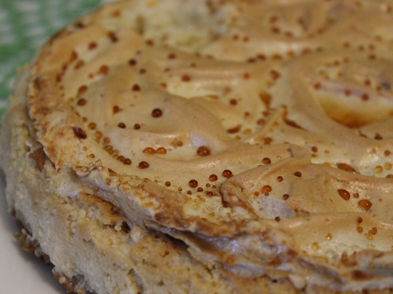 Cheese Layer Pie with Meringue