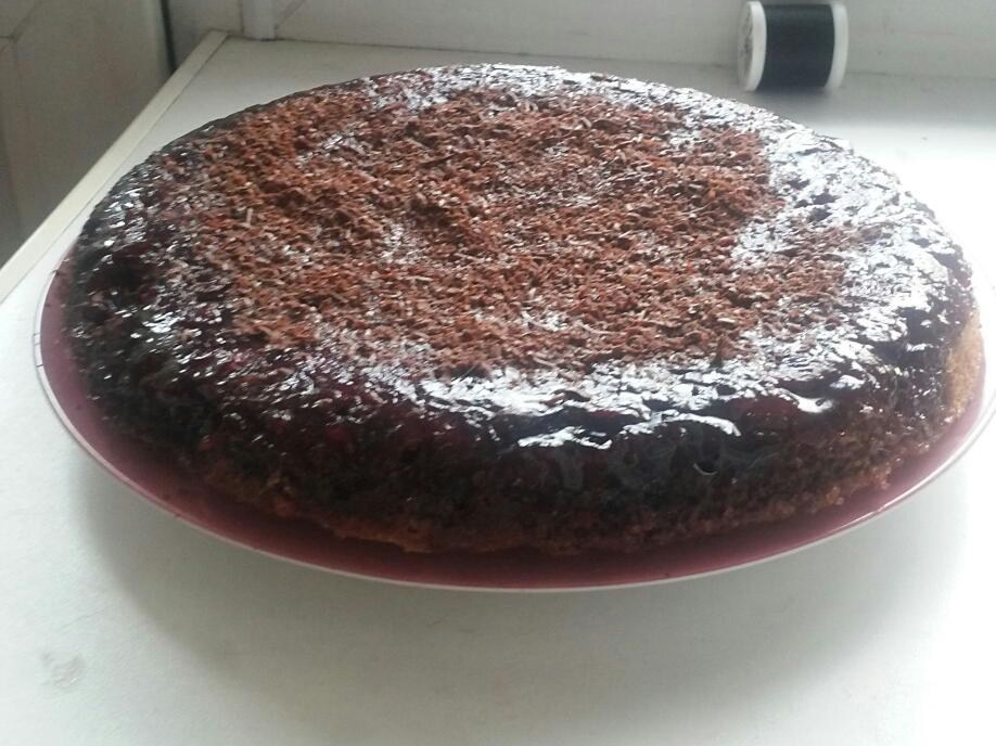 Cherry Pie with Brown Sugar