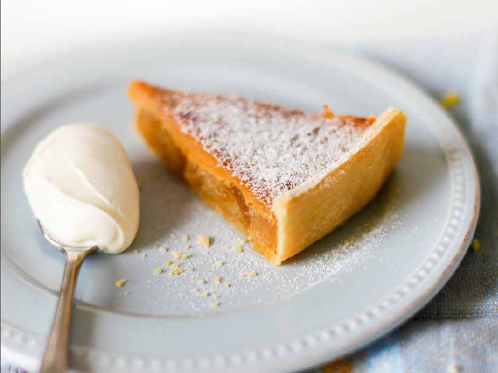 Apple Pie with Sweetened Condensed Milk and Nuts