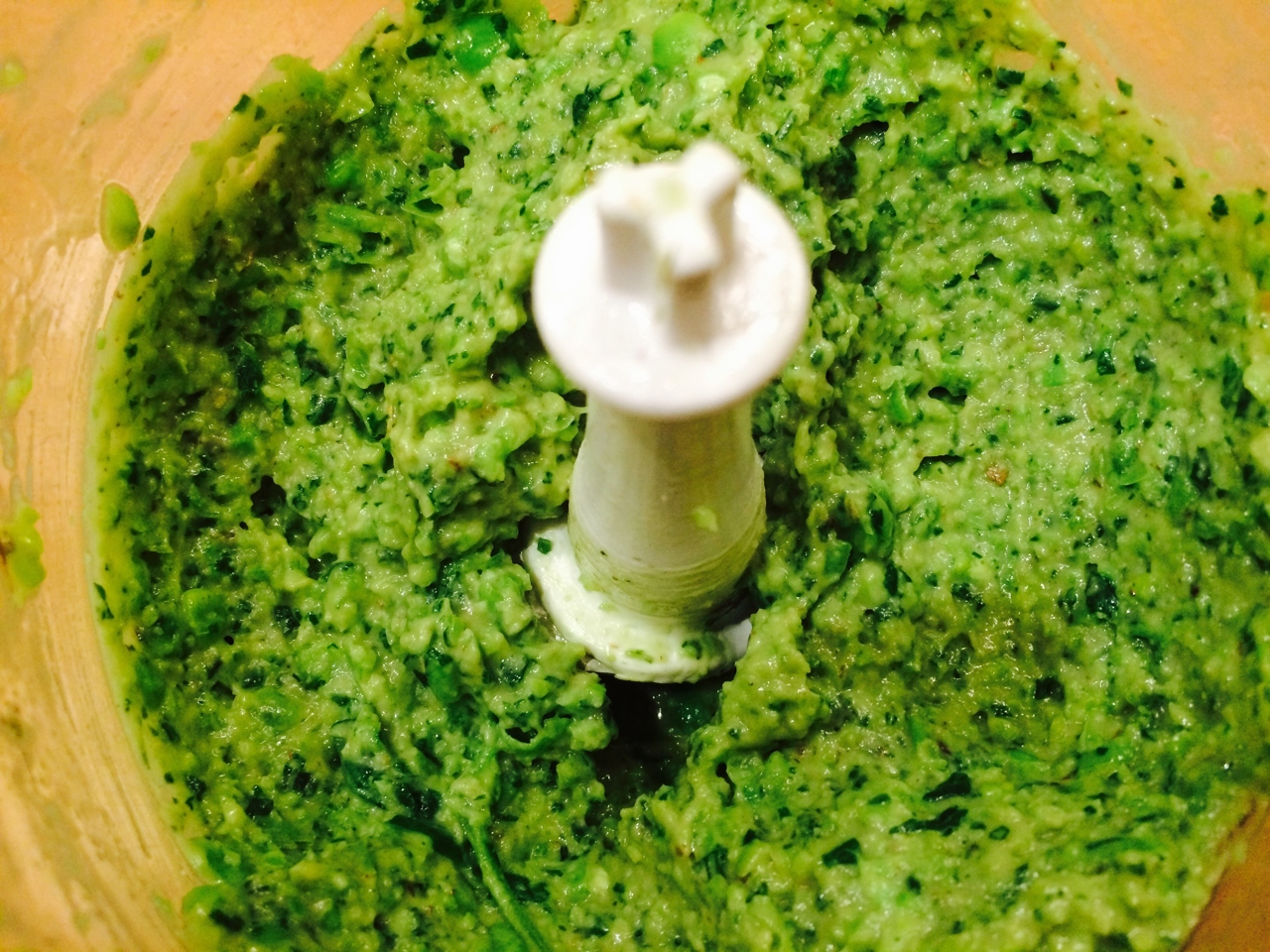 Pea Puree with Avocado