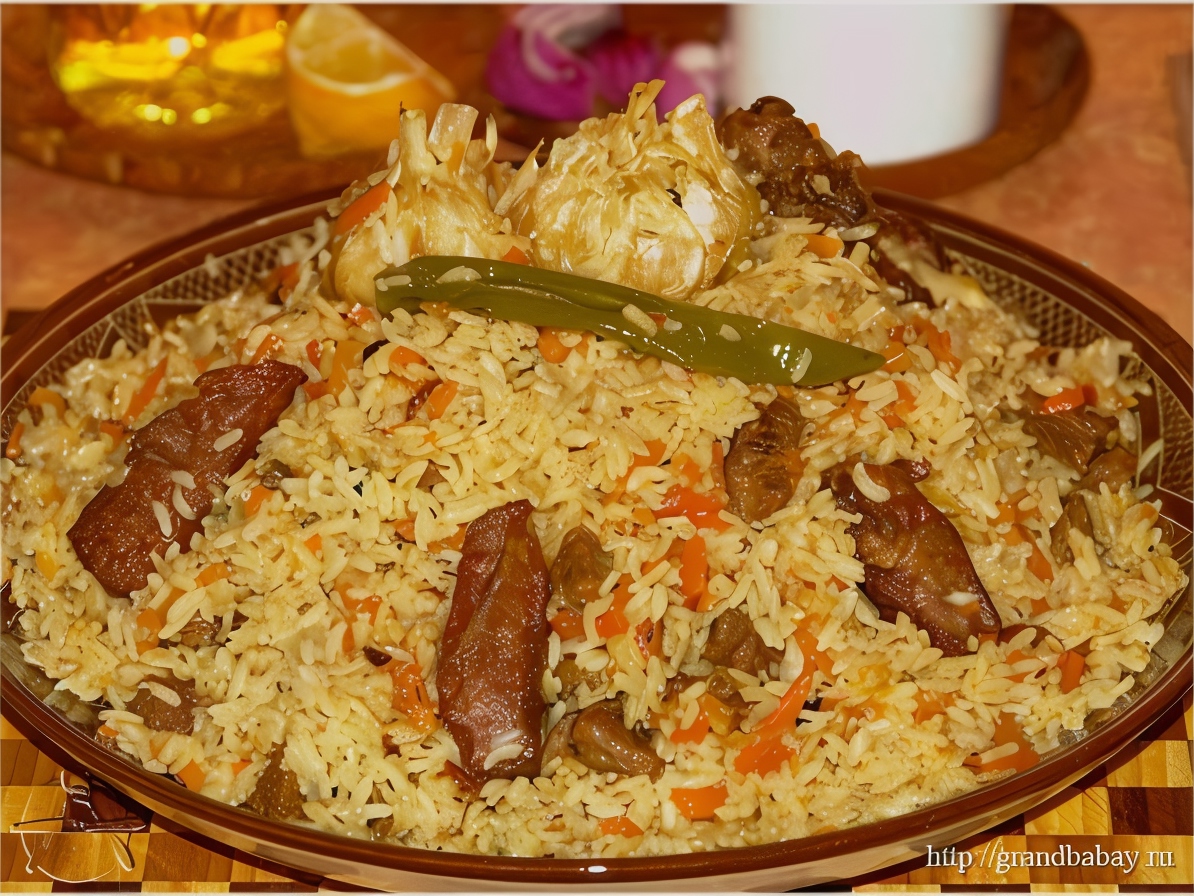 Pilaf with Garlic