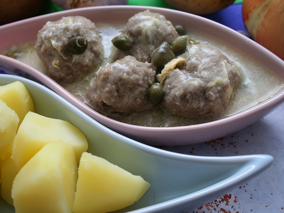 Smoked Meatballs with Capers