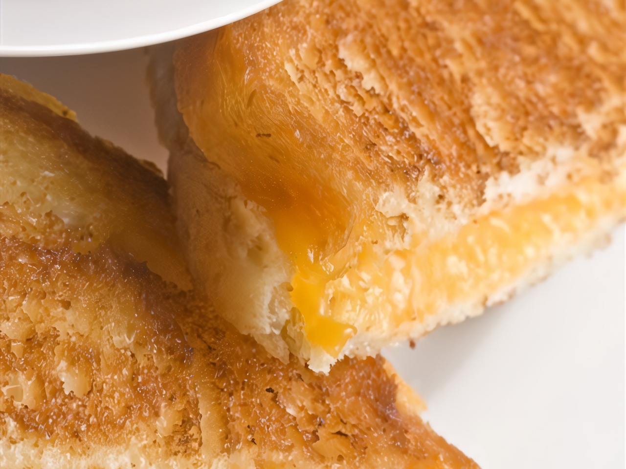 Grilled Cheese Sandwich with Spicy Chili Sauce