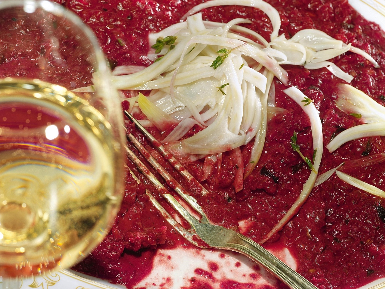 Spelt with Beetroot and Horseradish