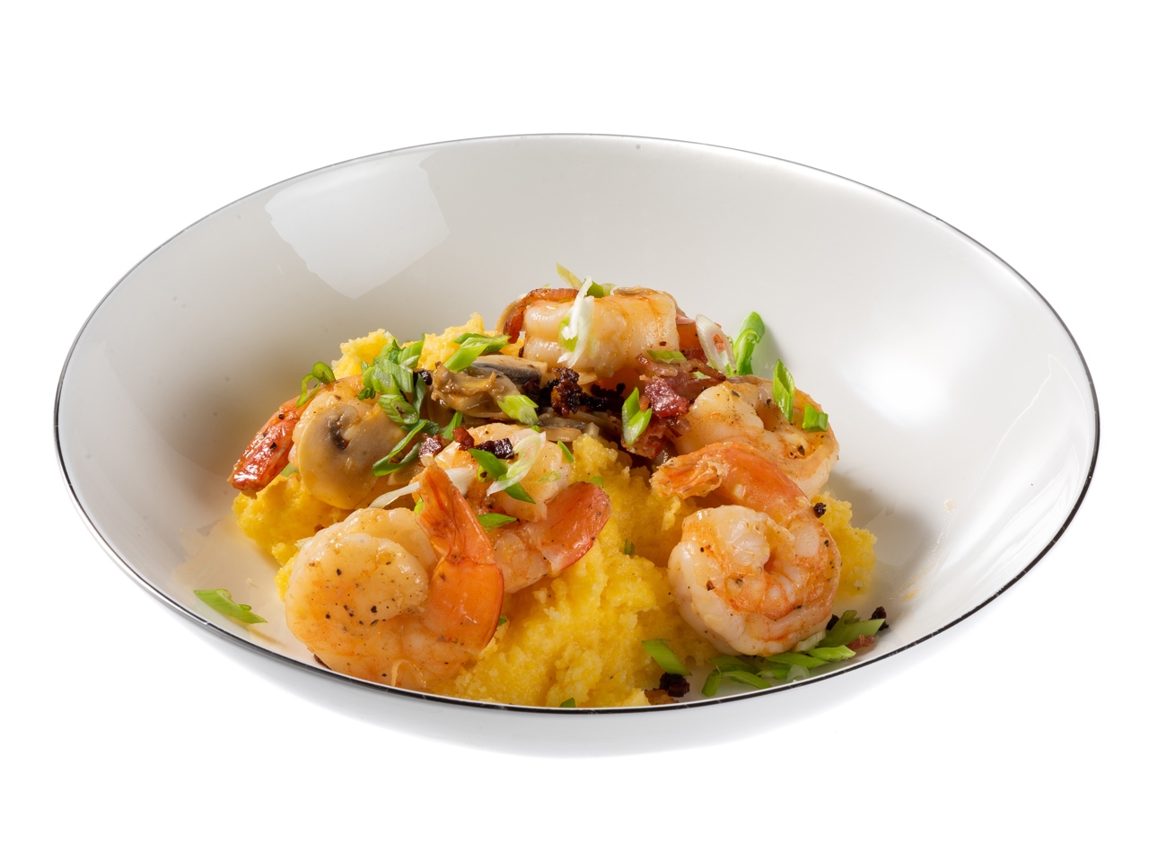 Polenta with Shrimp