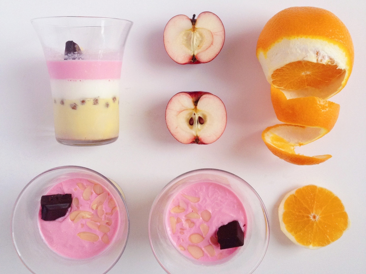 Striped Panna Cotta