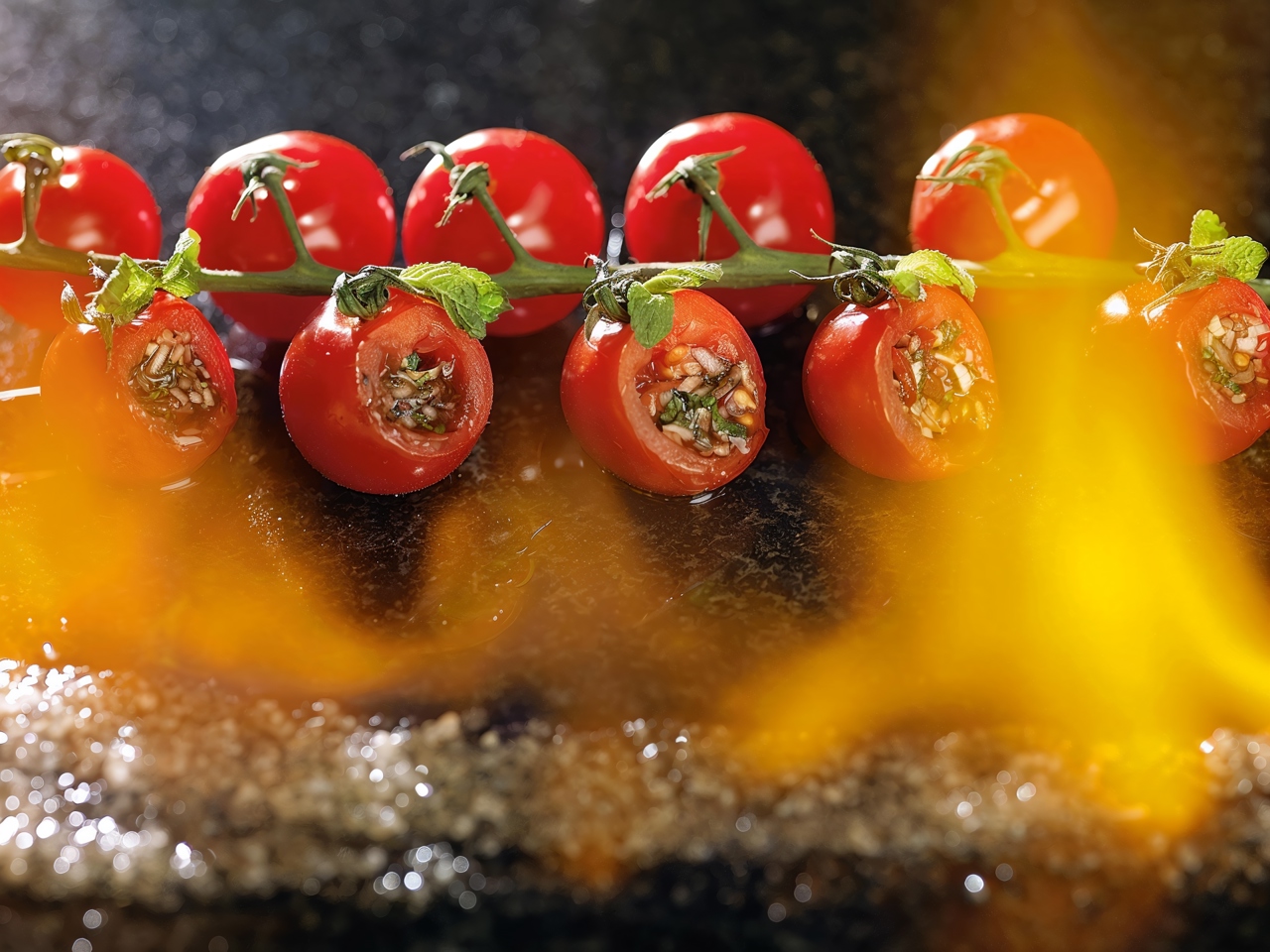 Cherry Tomatoes with Balsamic Sauce