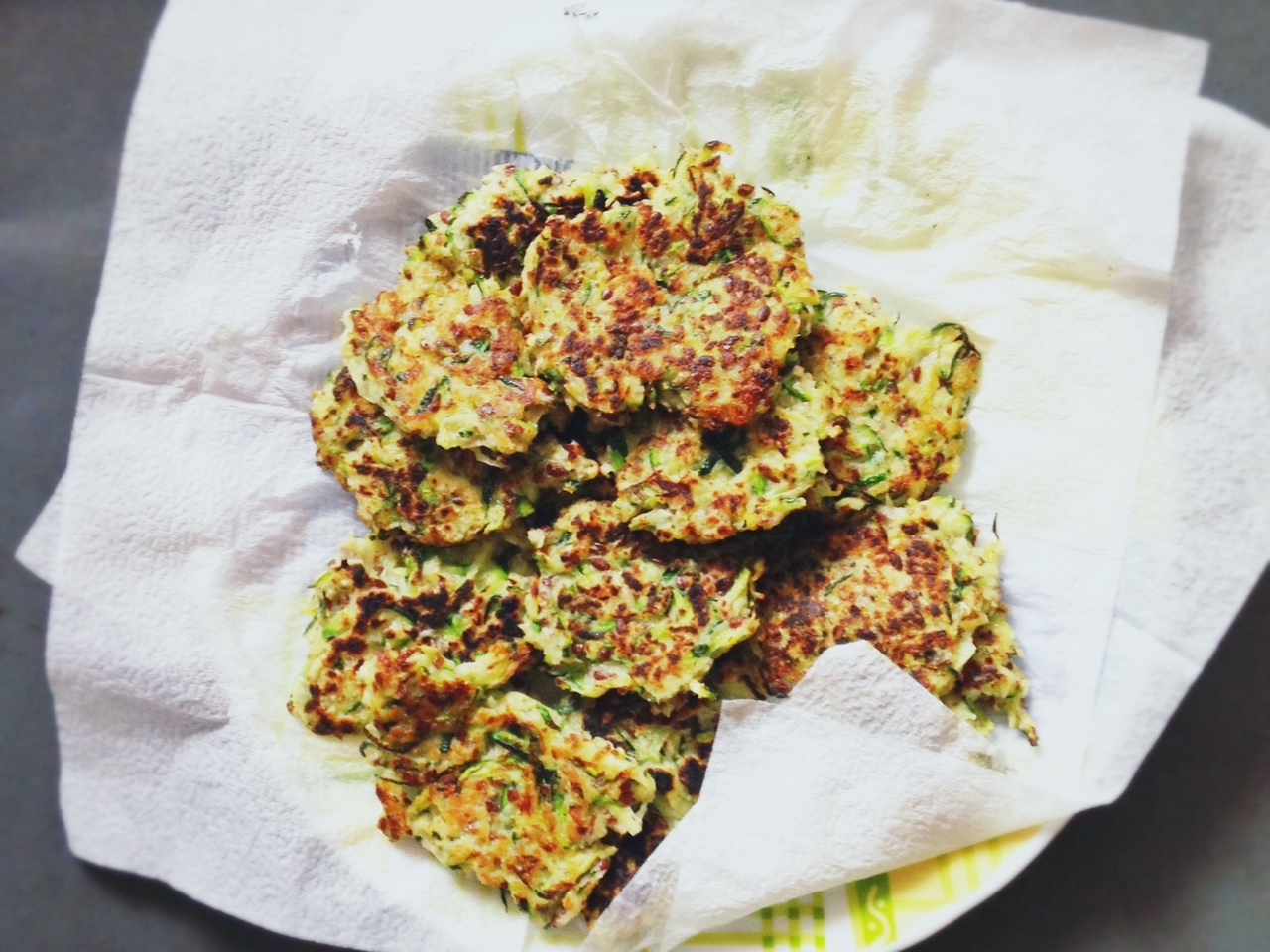 Vegan Zucchini Pancakes with Coconut