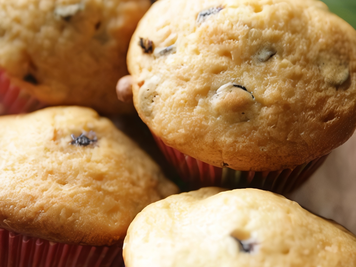 Vegan Pistachio Muffins with Blueberries