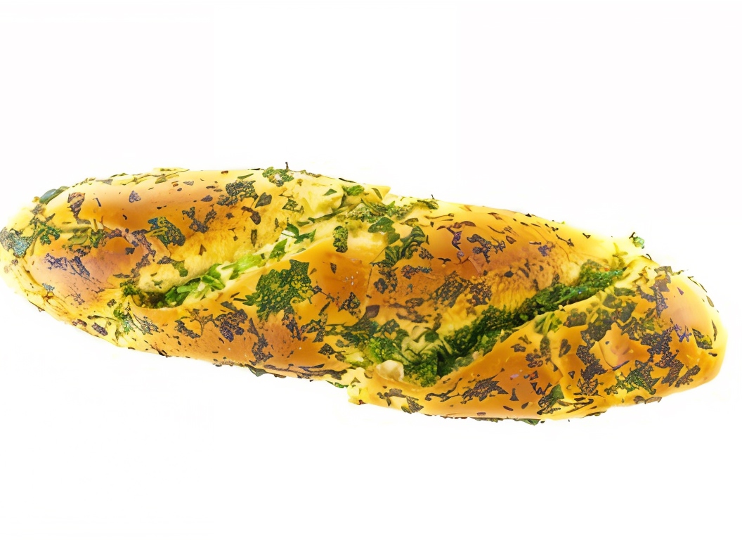 Vegan Bread with Garlic and Parsley