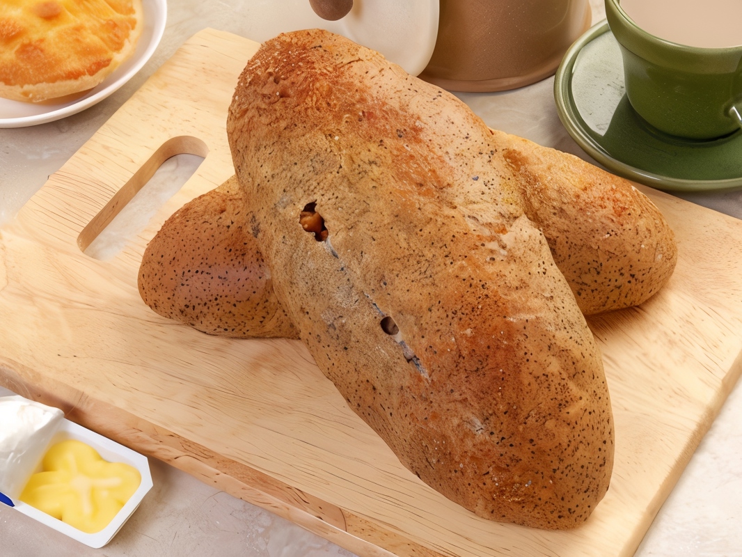 Vegan Bread with Hazelnuts