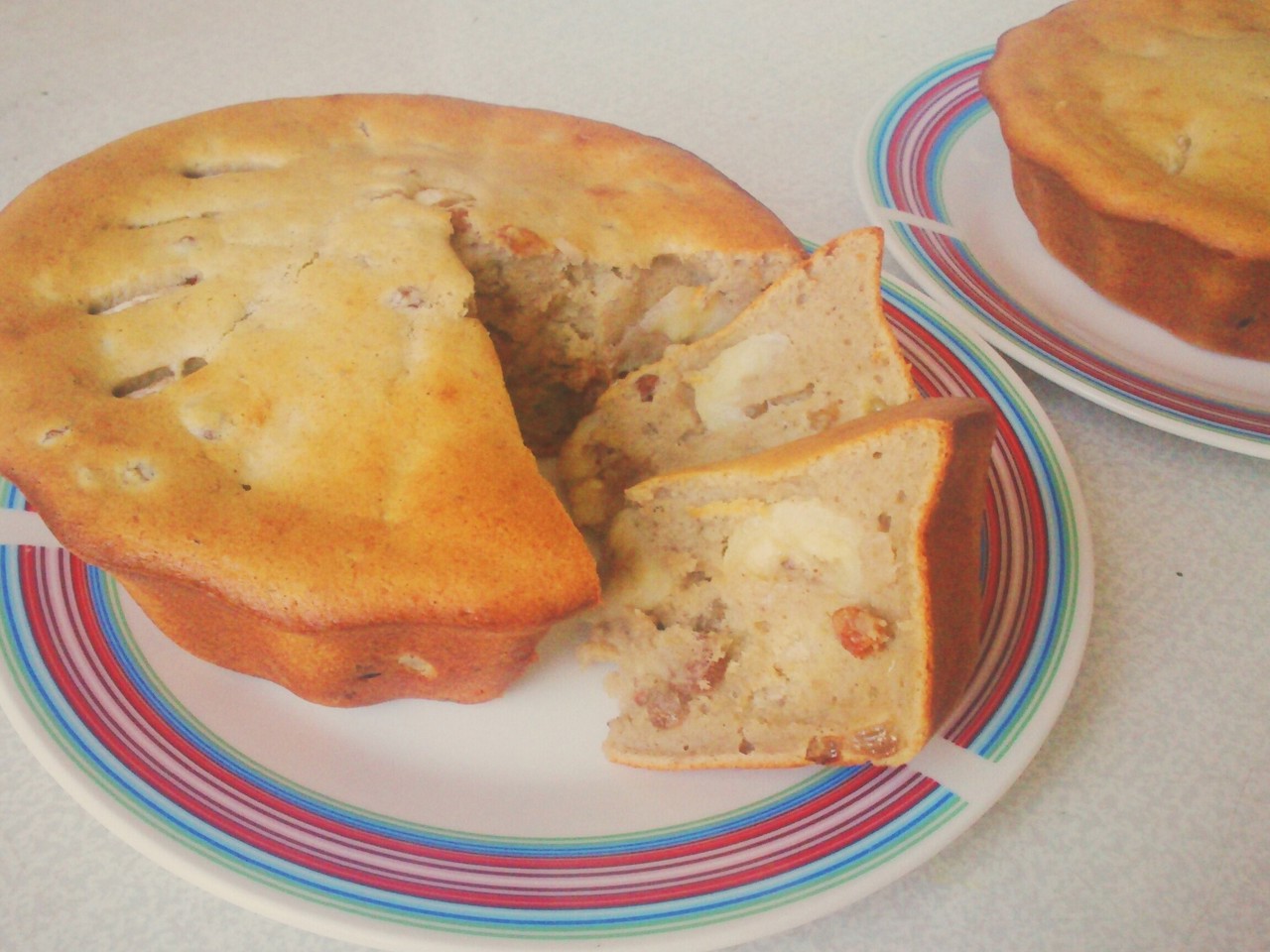 Spiced Banana Bread with Raisins