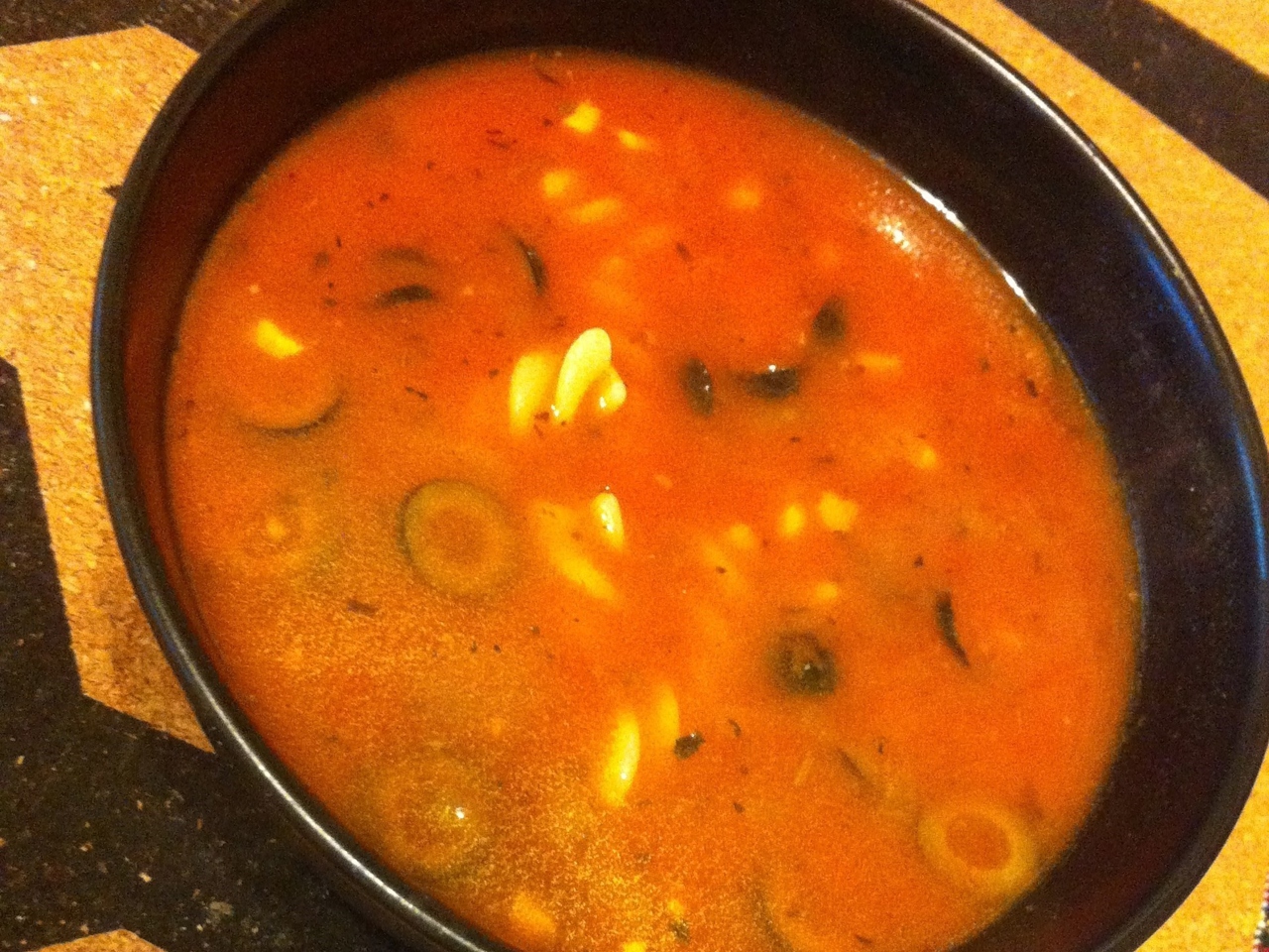 Spicy Italian Tomato Soup with Beans