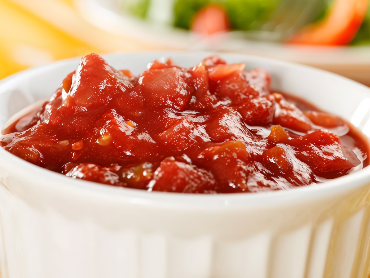 Spicy Tomato Dip for Baked Potatoes
