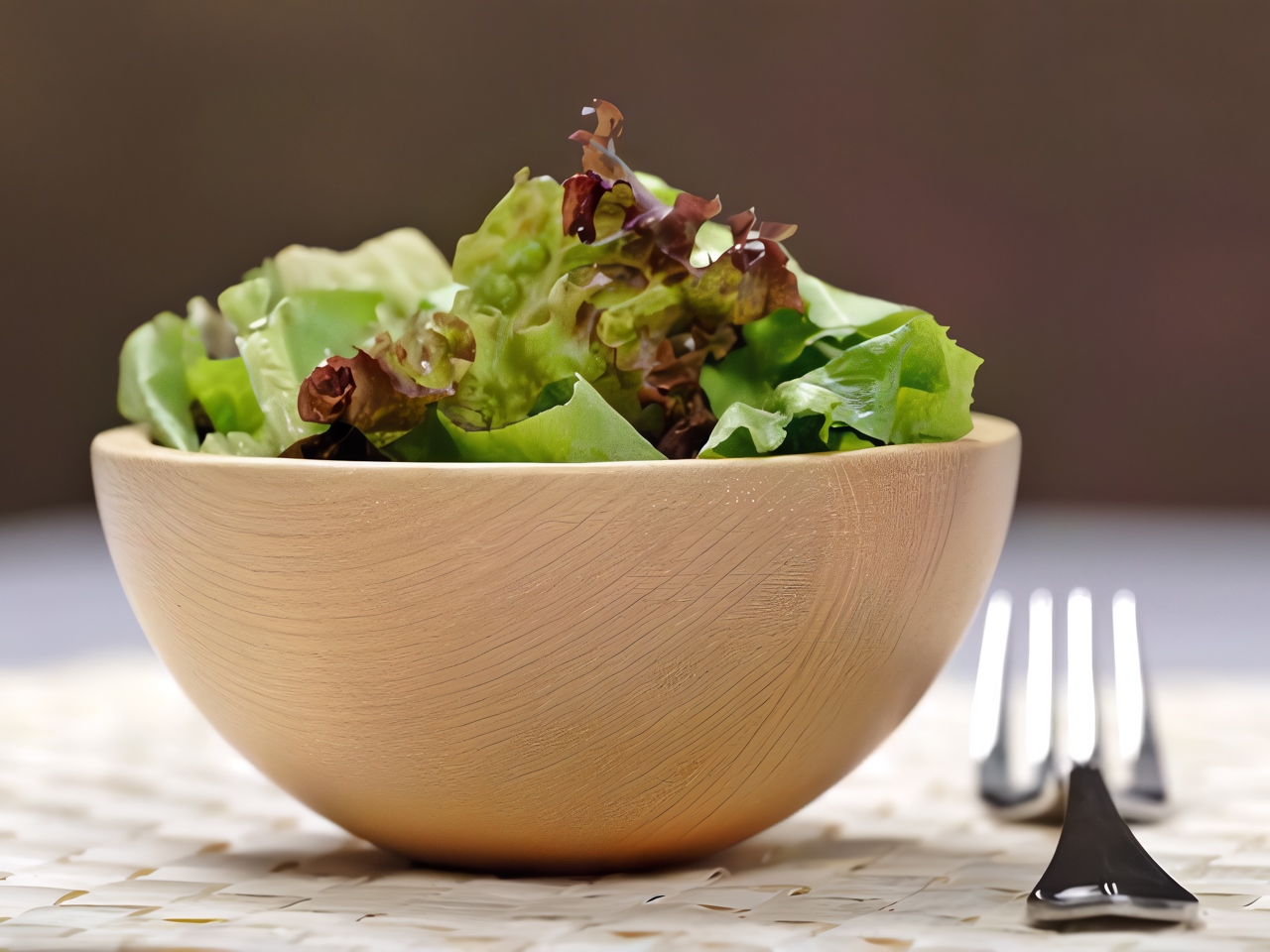 Simple Green Salad with Celery Seed Dressing
