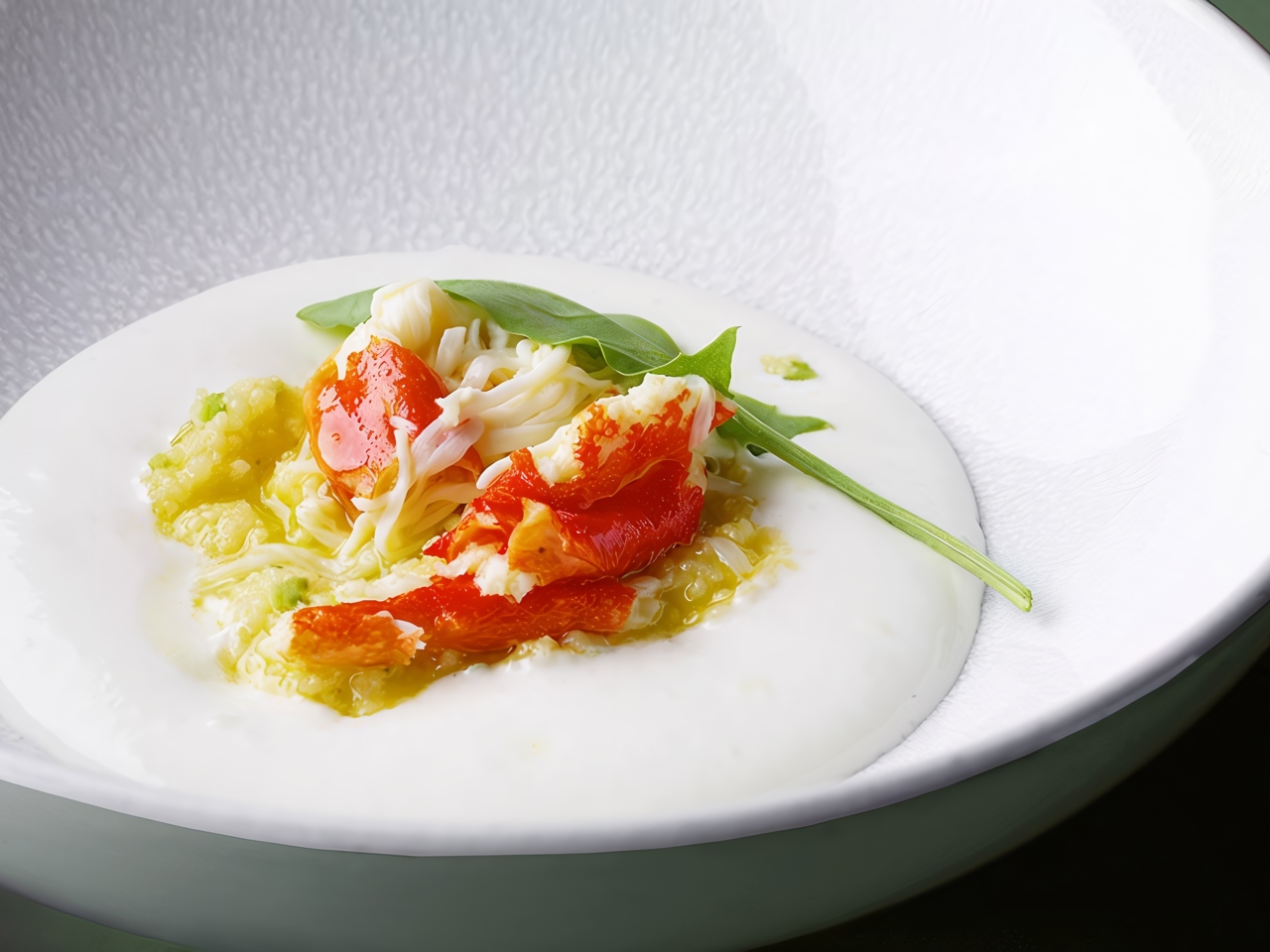 Millet with Crab and Cheese