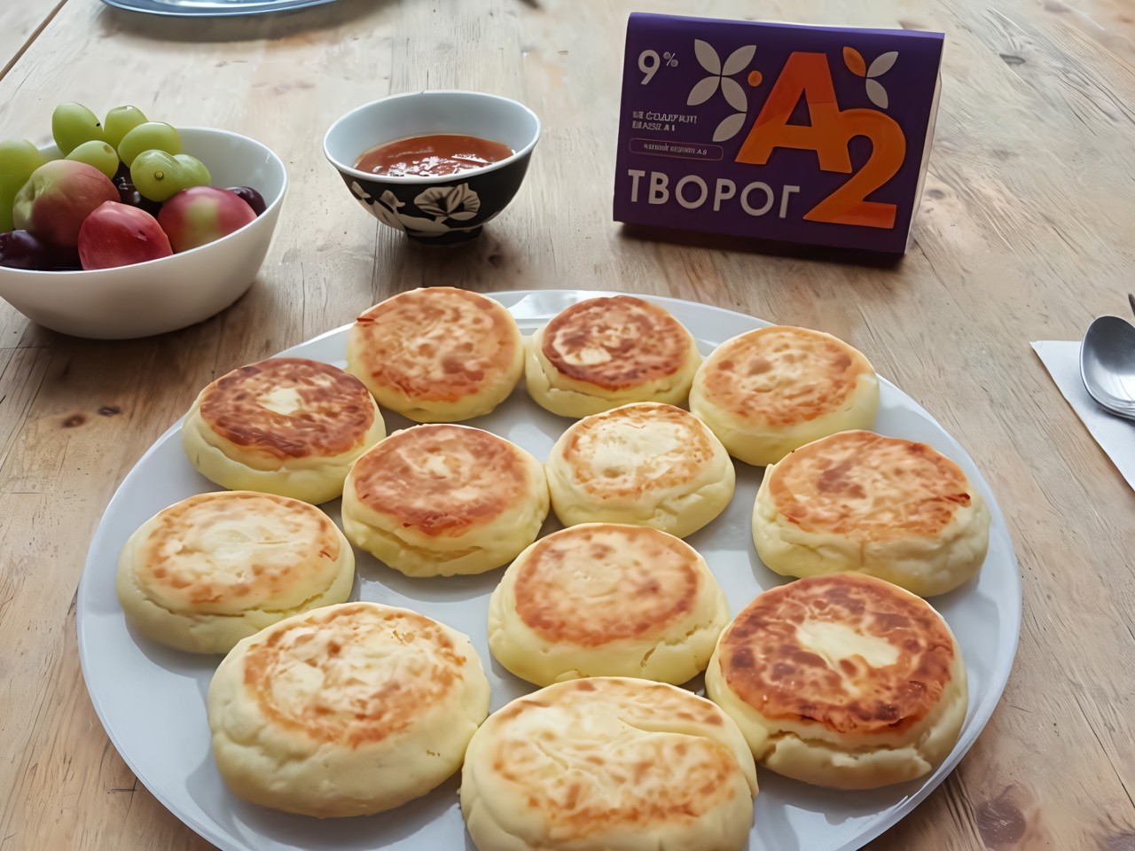 Fluffy Cheese Pancakes with Rice Flour