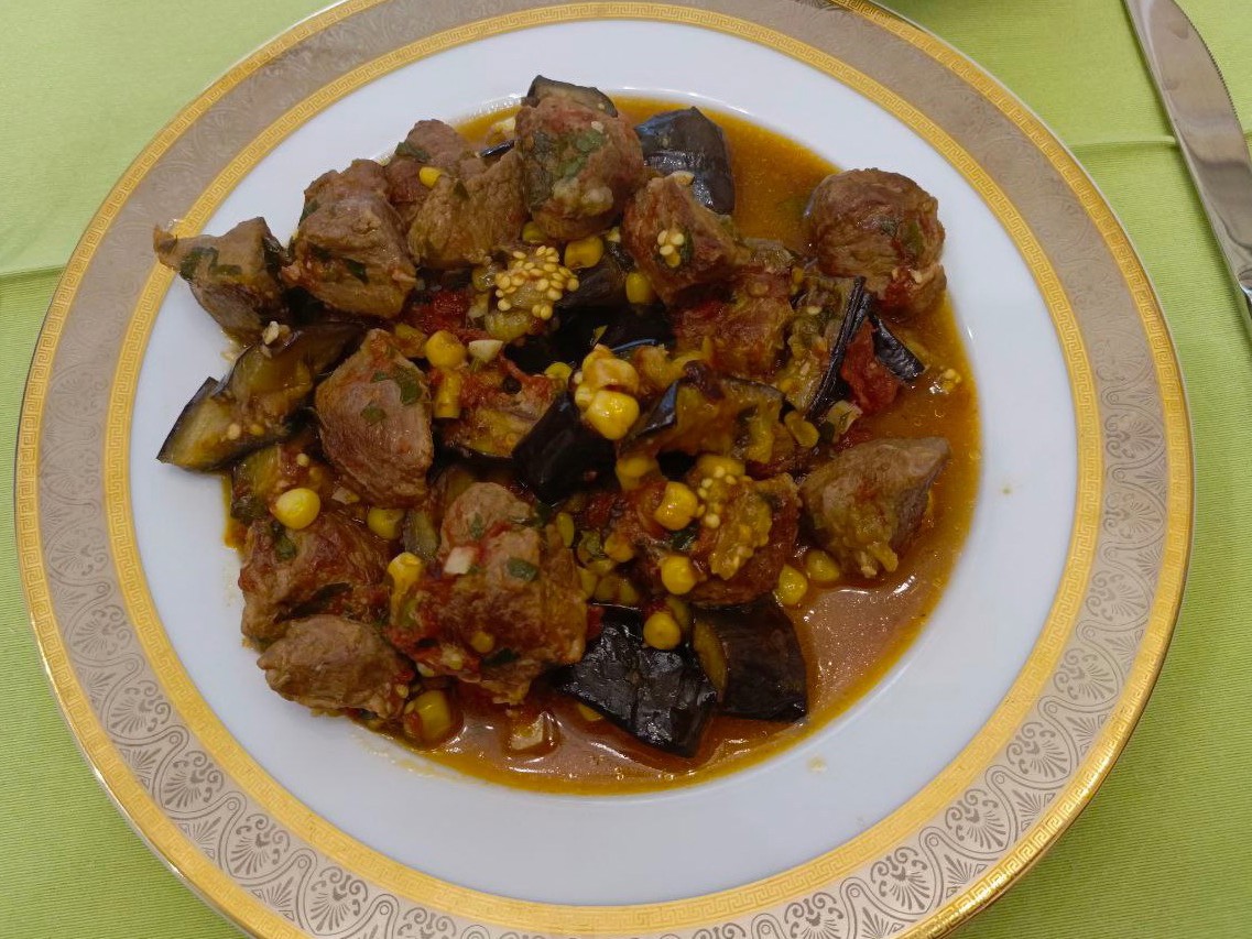 Lamb Stew with Eggplant