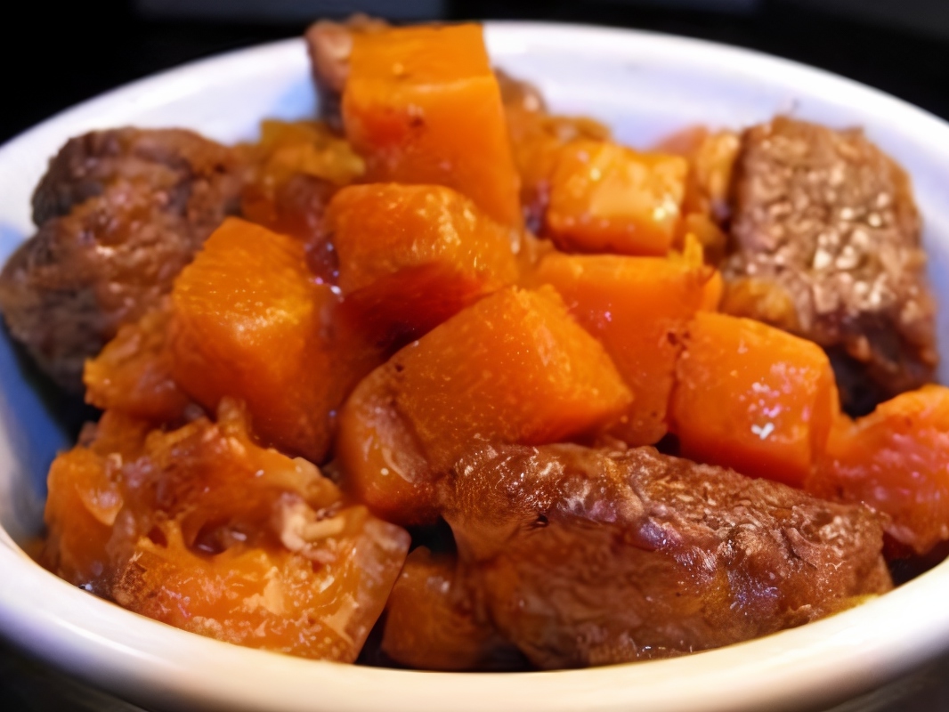 Beef Stew with Pumpkin and Beer