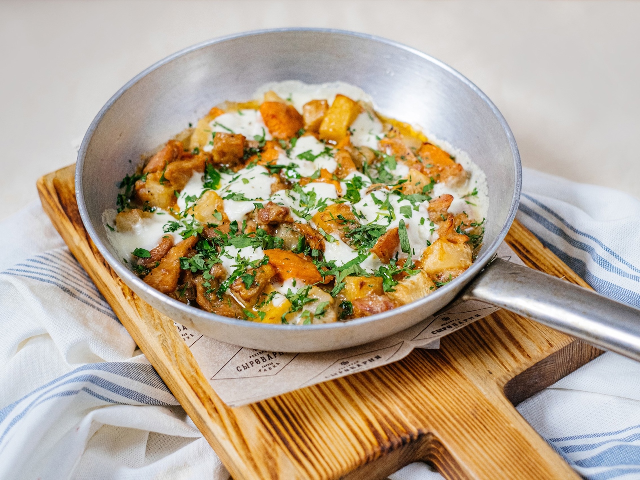 Rabbit Stew with Stracchino Cheese