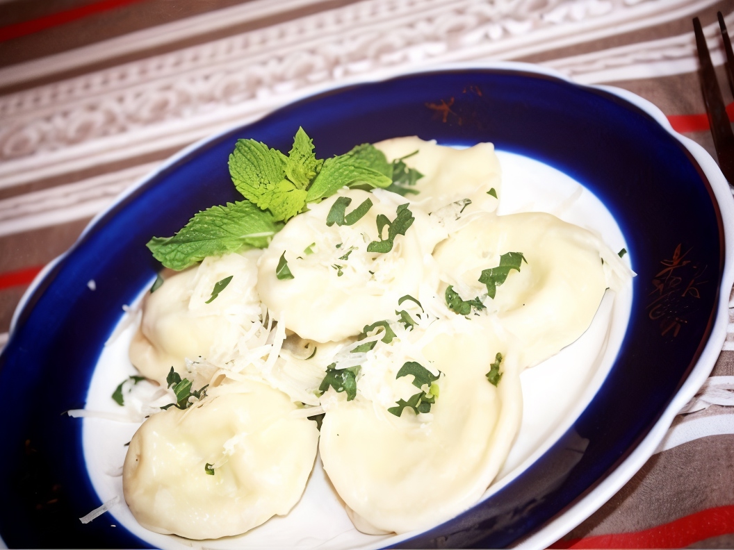 Ravioli with Spinach, Goat Cheese, and Cottage Cheese