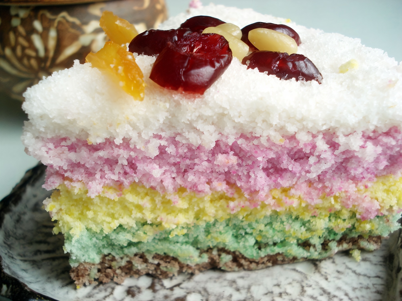 Colorful Rice Cake (Tteok)