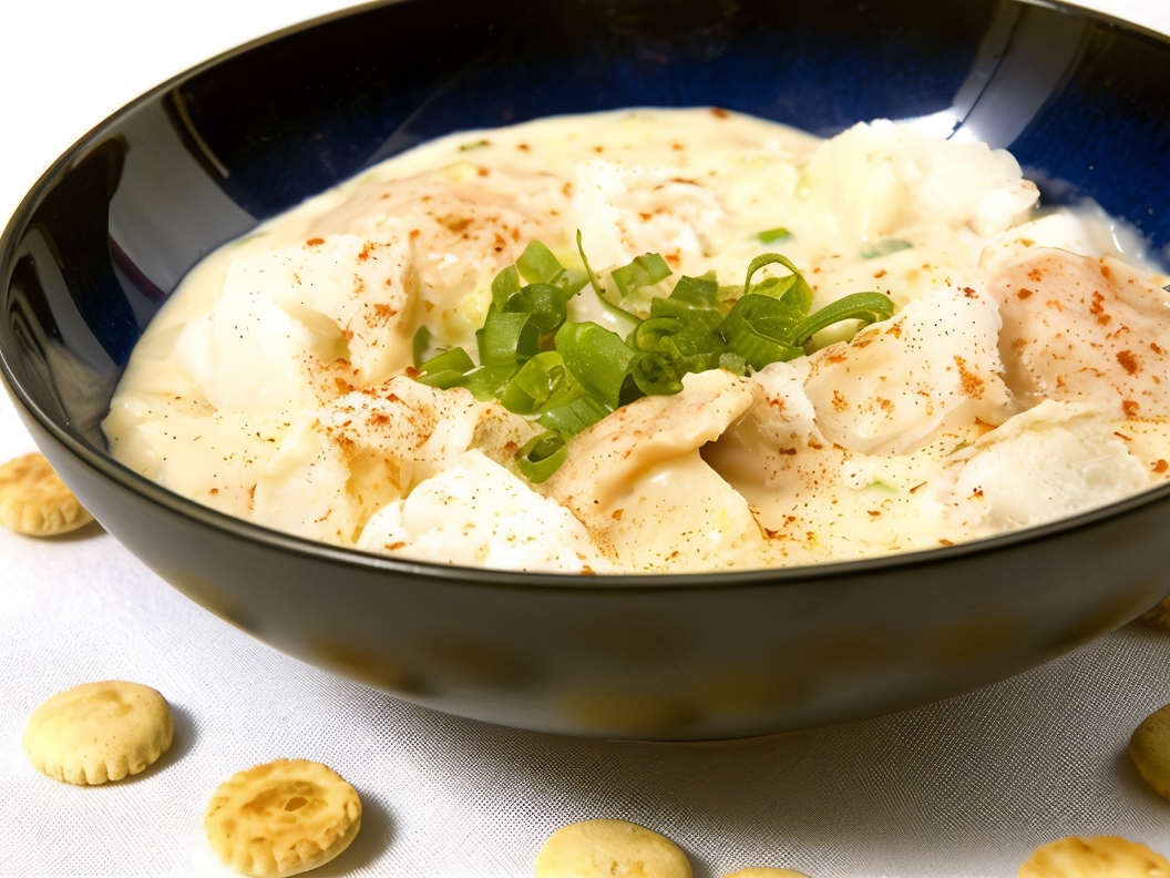 Fish with Saffron and Cream Sauce