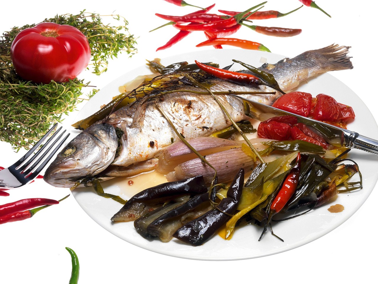 Fish Baked in Foil