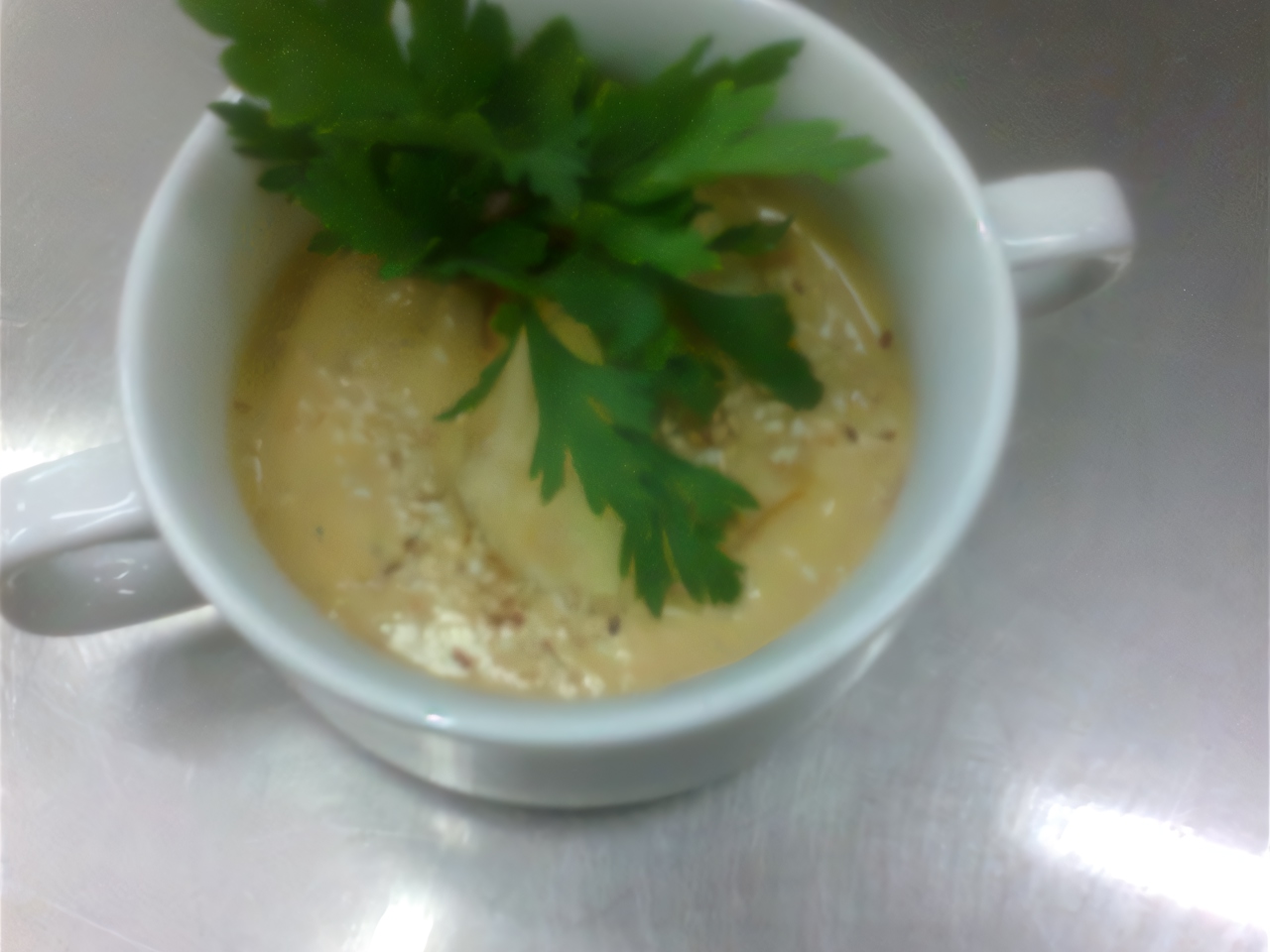 Fish Soup with Crab Meat