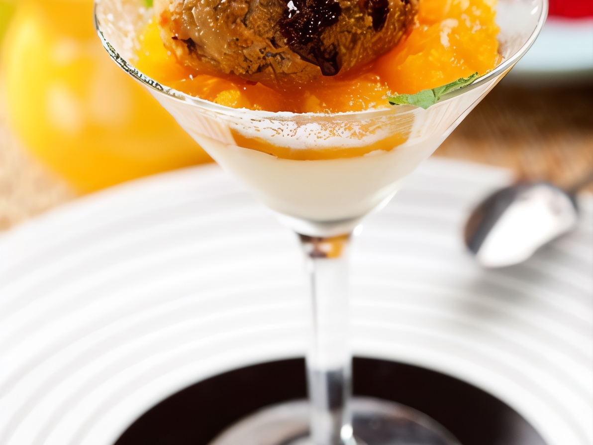 Ricotta with Orange Sauce