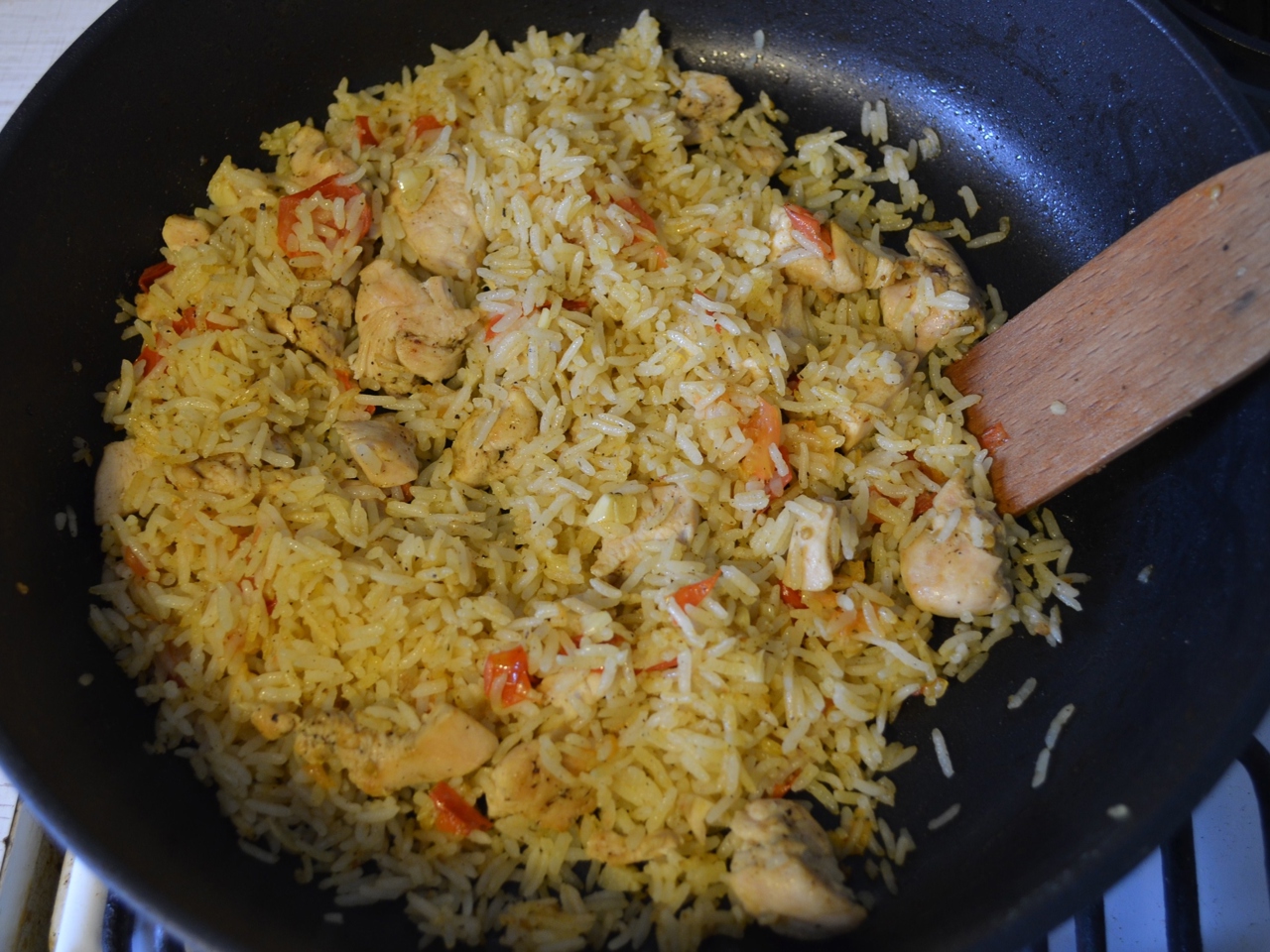 Rice with Chicken and Tomatoes
