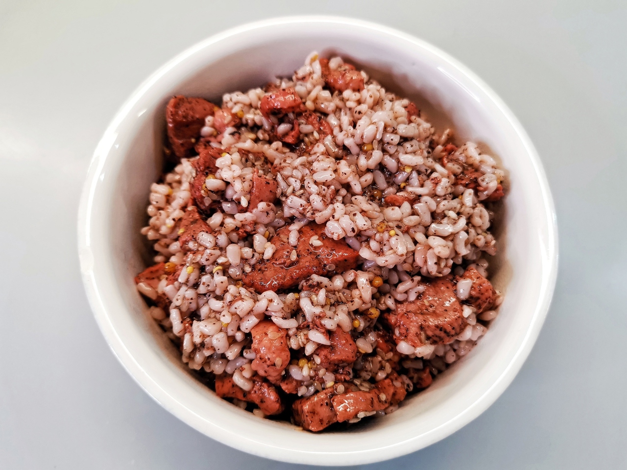 Shirataki Rice with Duck