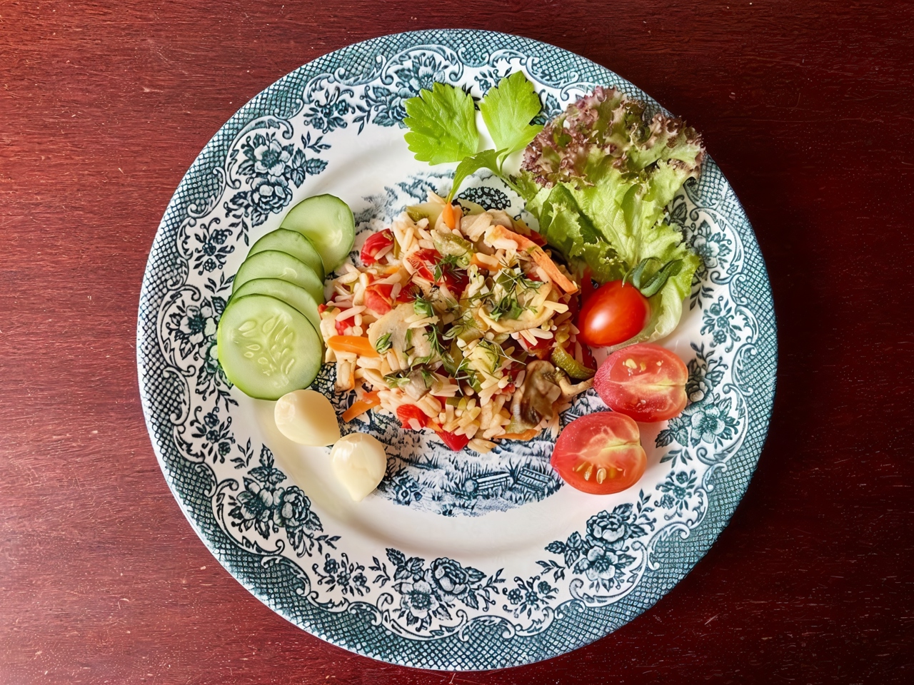 Rice Stewed with Autumn Vegetables
