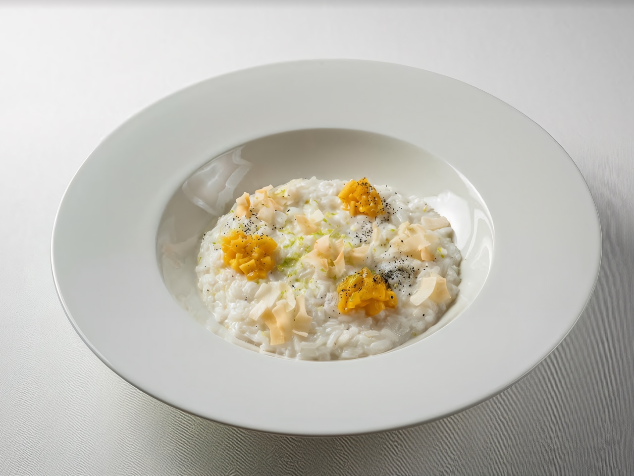 Rice Porridge with Coconut and Mango