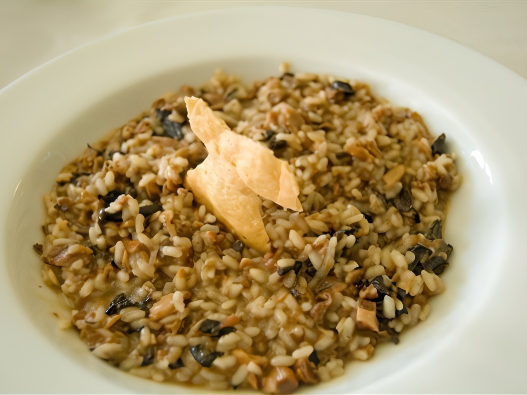 Risotto with Porcini Mushrooms and Parmesan