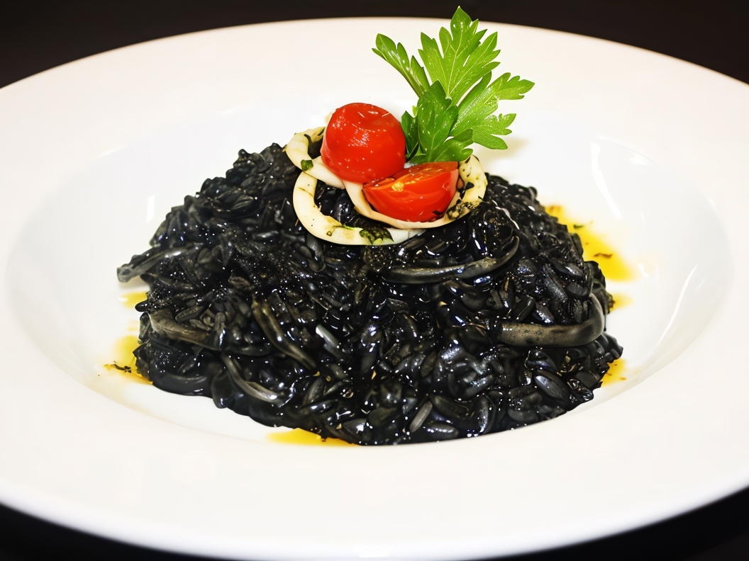 Squid Ink Risotto