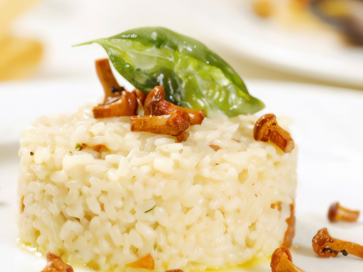 Risotto with Chanterelles and Parmesan