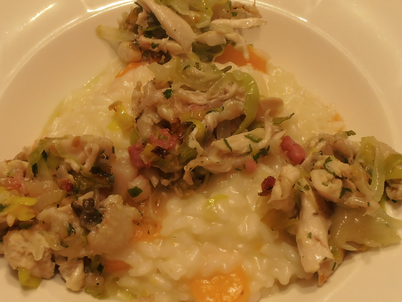 Risotto with Carrots and Chicken
