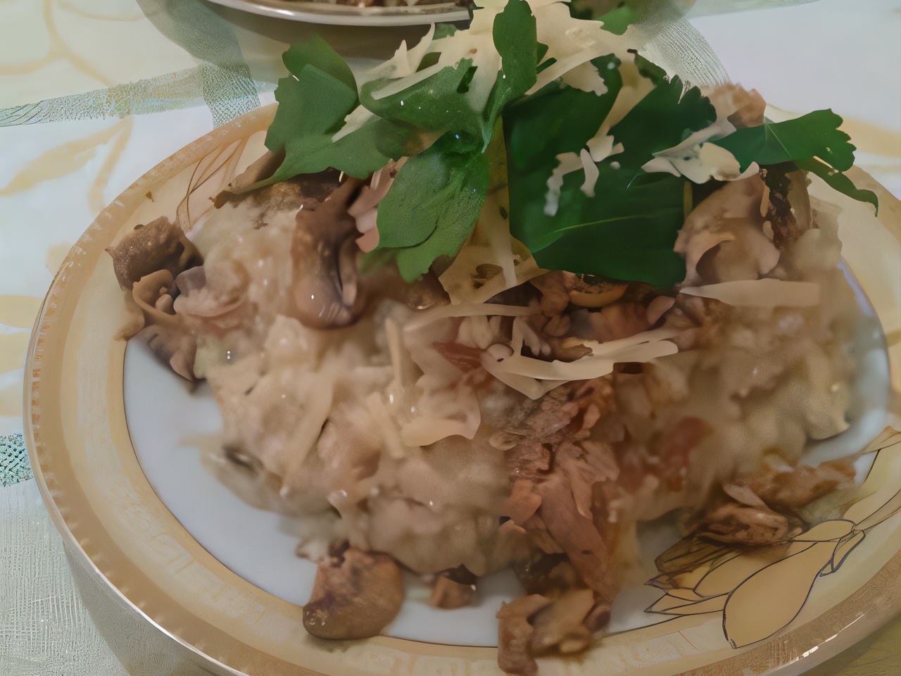 Risotto with Tuna and Mushrooms
