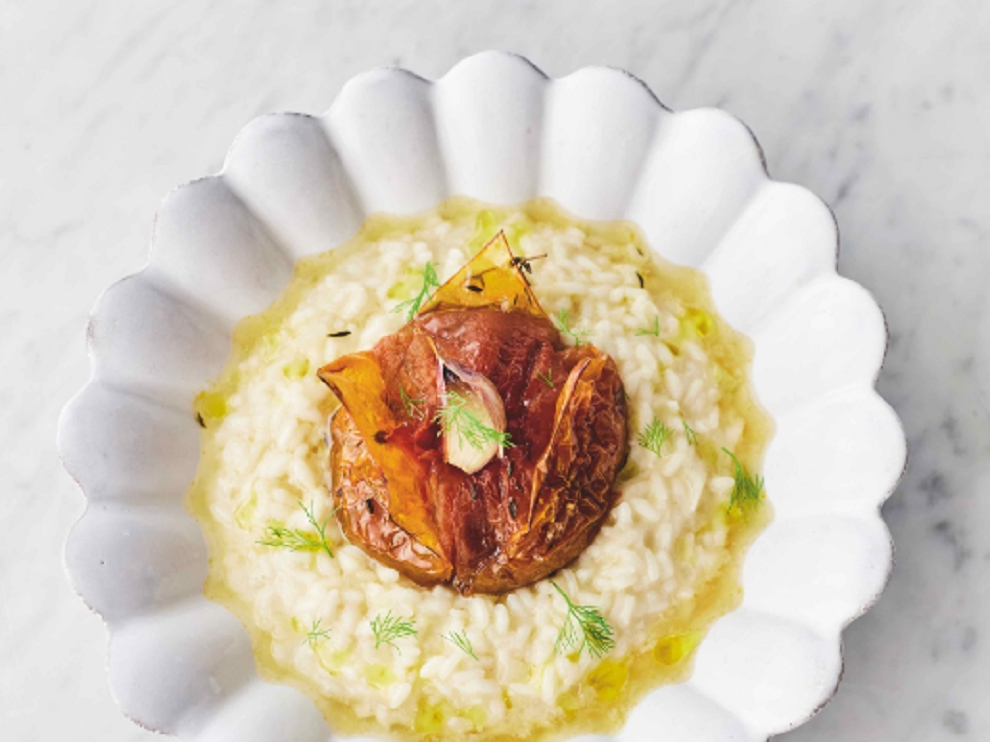 Risotto with Roasted Tomatoes