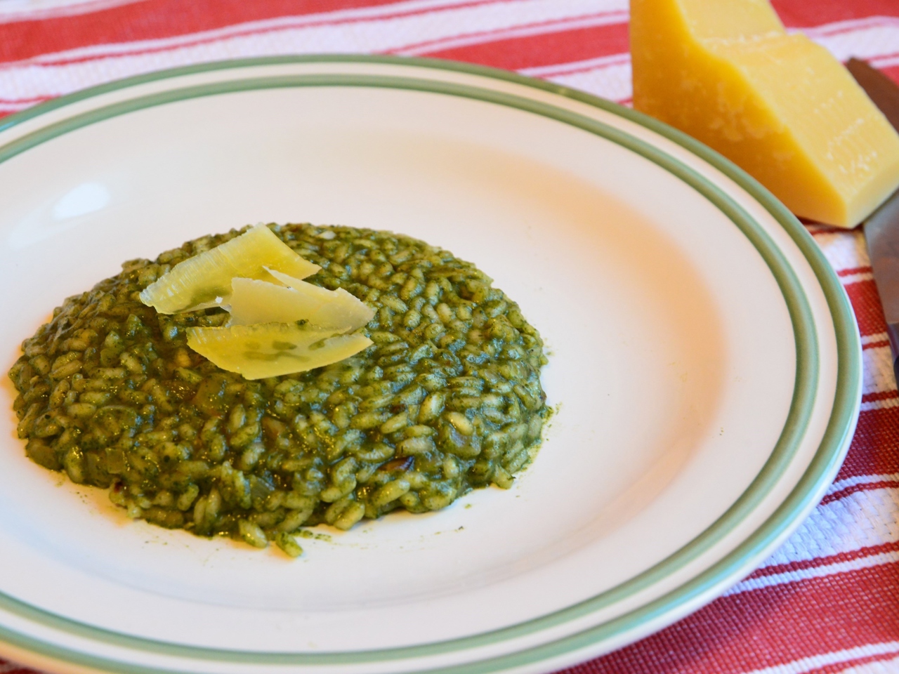 Risotto with Spinach and Parmesan