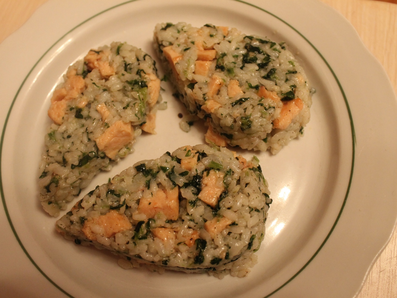 Spinach and Salmon Risotto
